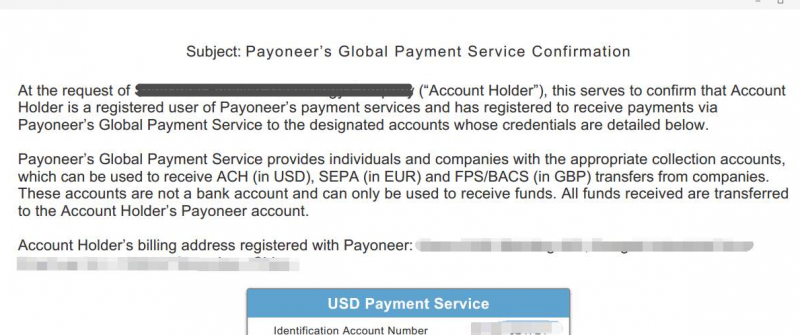 跨境电商卖家没有信用卡该如何申请谷歌云300美元赠金？试试Payoneer签发的美国银行账号来验证谷歌云